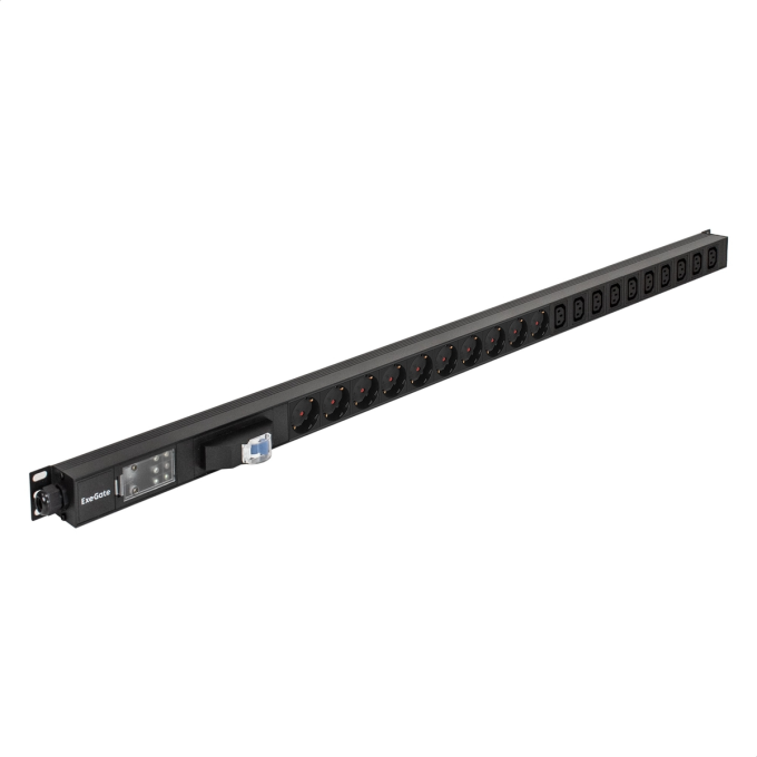 Блок розеток EXEGATE SERVERPRO PDU-V213 Al-10C1310S-T-1P EX300289RUS