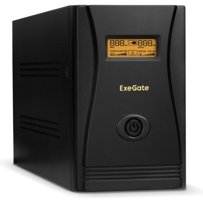 Источник бесперебойного питания EXEGATE SPECIALPRO SMART LLB-2200.LCD.AVR.4SH.RJ.USB