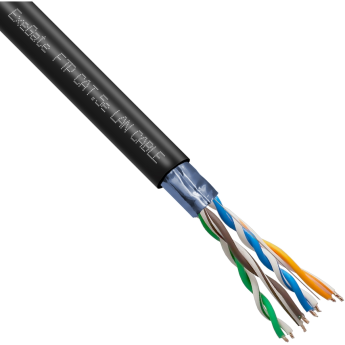 Кабель EXEGATE FUTP4-C5e-CU-S25-OUT-PE-BK-305-FLUKE FTP