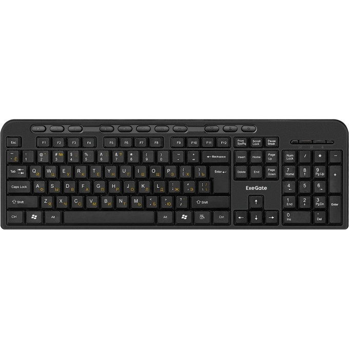 Клавиатура EXEGATE MULTIMEDIA PROFESSIONAL STANDARDLY-500M COLOR BOX EX286177RUS